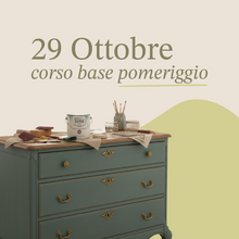 CORSO BASE 29 OTTOBRE - POMERIGGIO