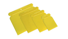 Set 4 spatole da carrozziere in plastica