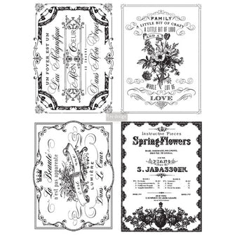Redesign Décor Transfers® - Spring Flowers - misura 55,88 cm x 76,20 cm