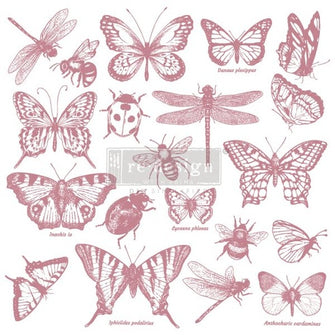 Redesign Decor Clear-Cling Stamps - Monarch Collection - misura 30,48 cm x 30,48 cm