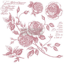 Redesign Decor Stamp - Romance Roses - misura 30,48 cm x 30,48 cm