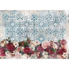 Redesign Decor Rice Paper - Burgundy Woods - misura 29,21x41,27 cm