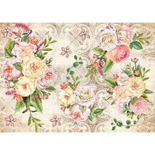 Redesign Decor Rice Paper - Amiable Roses - misura 29,21x41,27 cm