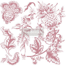 Redesign Decor Stamp - Rustic Floral Elements - misura 30,48 cm x 30,48 cm