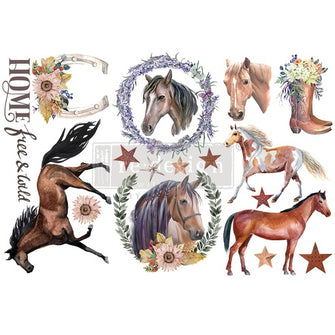 Redesign Décor Transfers® - Wild Soul - misura 15,24 cm x 30,48 cm