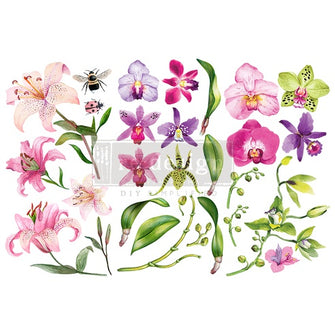Redesign Décor Transfers® - Sunset Tropics - misura 15,24 cm x 30,48 cm