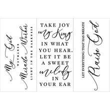 Decor Transfers®- Scripture - misura 15,24 x 30,48 cm
