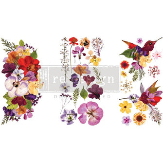 Decor Transfers® - Organic Flora - misura 15,24 x 30,48 cm