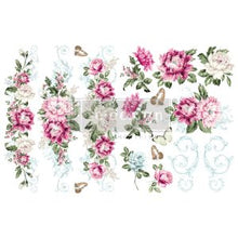 H2O Transfers - Springtime Peonies - misura 27,9 x 21,5 cm