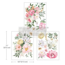 Middy Transfers® - Bouquet For My Love - misura 27,9 x 21,5 cm
