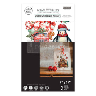 Small Transfers - Winter Wonderland Wonders - misura 30,4 x 15, 2 cm