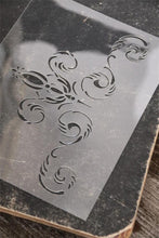 3D Stencil - Oblong flower re-usable