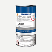 Epofloor W Bianco Kit 1,8 Kg – Resina Epossidica Satinata all'Acqua per Pavimenti e Pareti