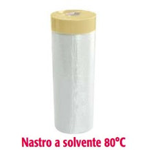 Rotolo film + nastro carta 18 mm