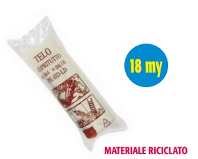 Telo copritutto PE m 4x25 materiale riciclato