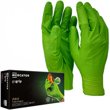 Guanto monouso in nitrile senza polvere MM - DIAMANTE colore VERDE