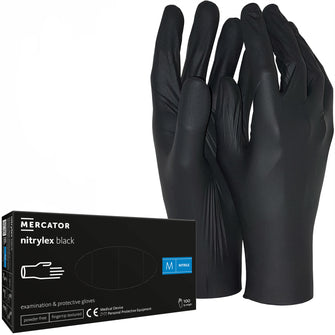 Guanto monouso in nitrile senza polvere MM - NITRYLEX BLACK
