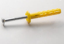 Tassello a percussione testa bombata in nylon 6x38
