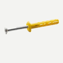 Tassello a percussione testa bombata in nylon 6x38