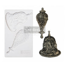 Redesign Décor Moulds® Silver Bells – Stampo Decorativo 12,7 × 20,32 cm