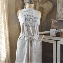 Vintage Paint Apron Linen – Grembiule in Lino con Logo Vintage Paint
