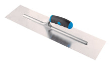 Frattazzo 27×12 lama inox manico gomma