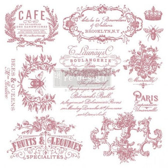 Redesign Decor Clear-set di timbri - I see paris - misura 30,48 cm x 30,48 cm