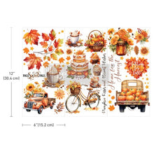 Small Transfers - Autumn Splendor - misura 30,4 x 15, 2 cm