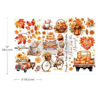 Small Transfers - Autumn Splendor - misura 30,4 x 15, 2 cm