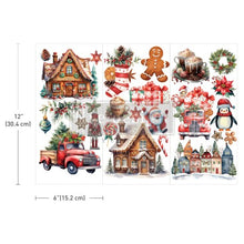 Small Transfers - Winter Wonderland Wonders - misura 30,4 x 15, 2 cm